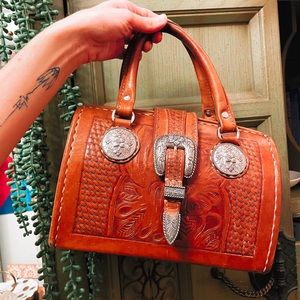 American West Leather Handbag